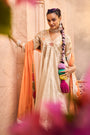 Ivory And Golden Tissue Kurta
