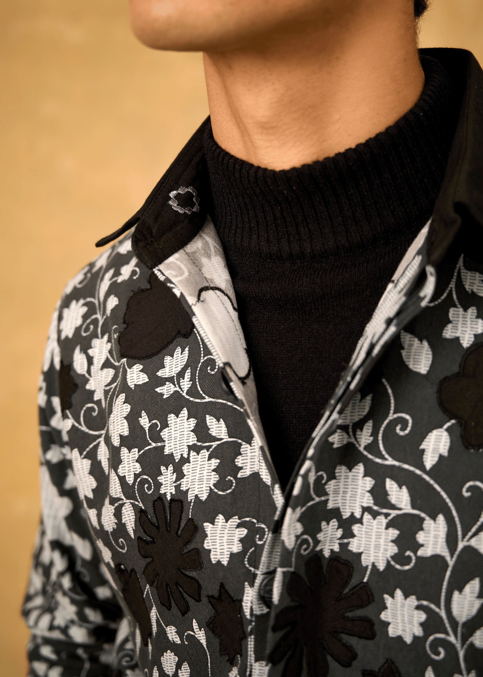 Midnight Petal Shacket