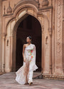 Flowy Floral Tunic & Ivory Palazzo Set