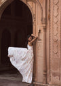 Flowy Floral Tunic & Ivory Palazzo Set