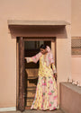Embroidered Sleeves Silk Shabana Set with Sharara