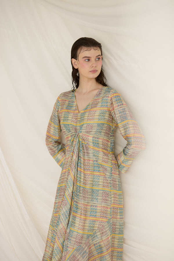 Ash Printed Kaftan