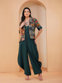 Urban Achkan Floral Green