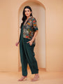 Urban Achkan Floral Green