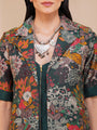 Urban Achkan Floral Green