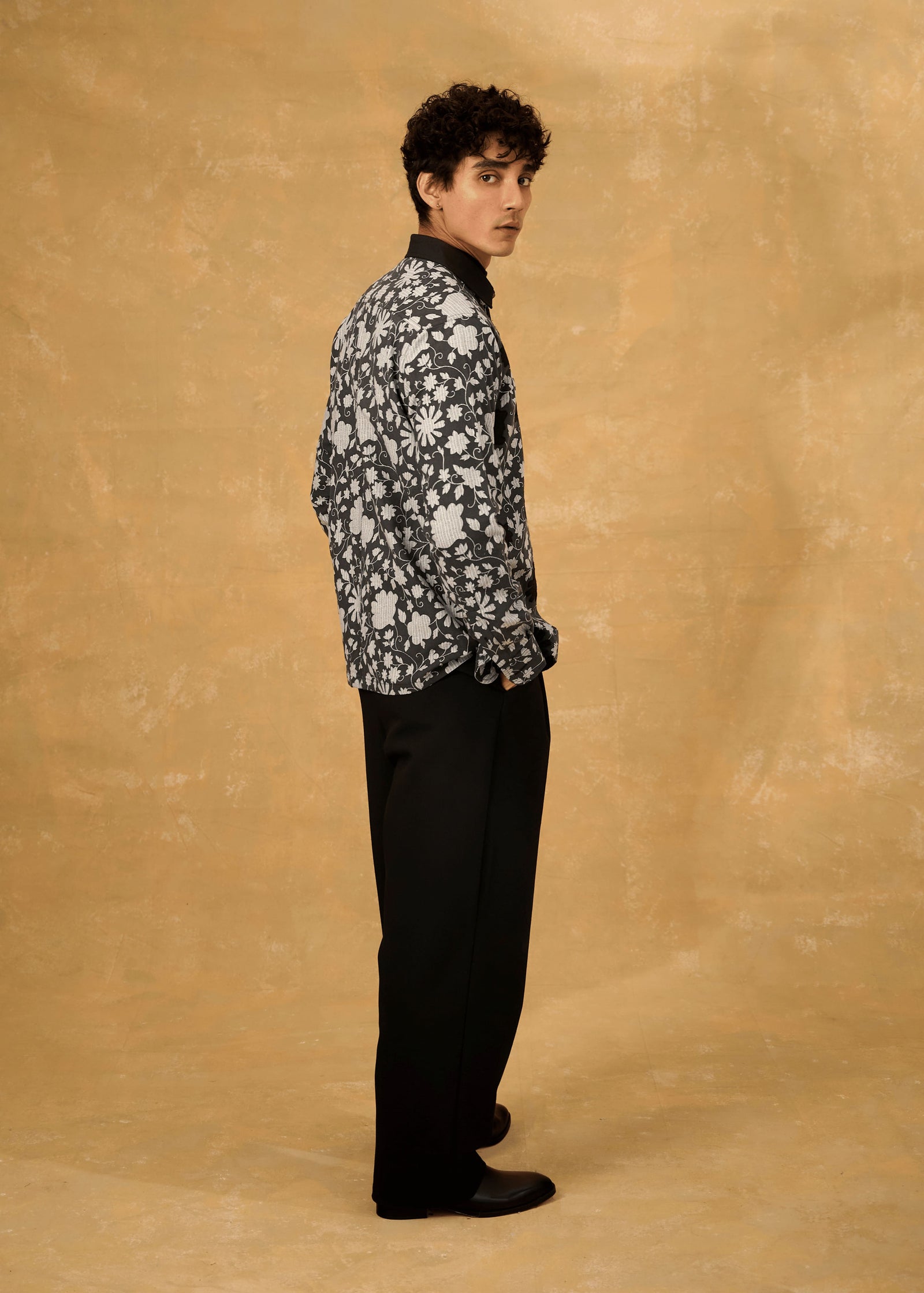 Midnight Petal Shacket