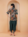 Achkan Nirvaana Floral green