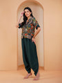Achkan Nirvaana Floral green