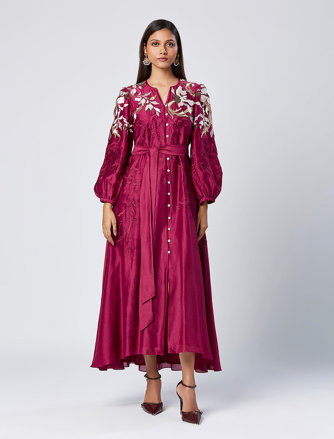 Natalie - The Ballroom Long Dress with Belt