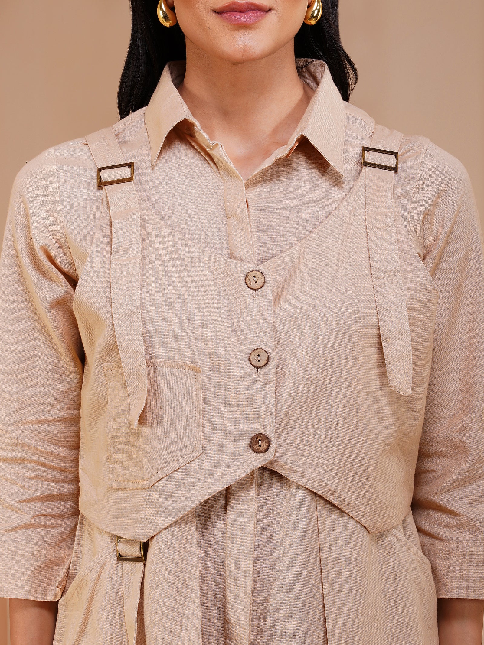 Buckles Up - Beige