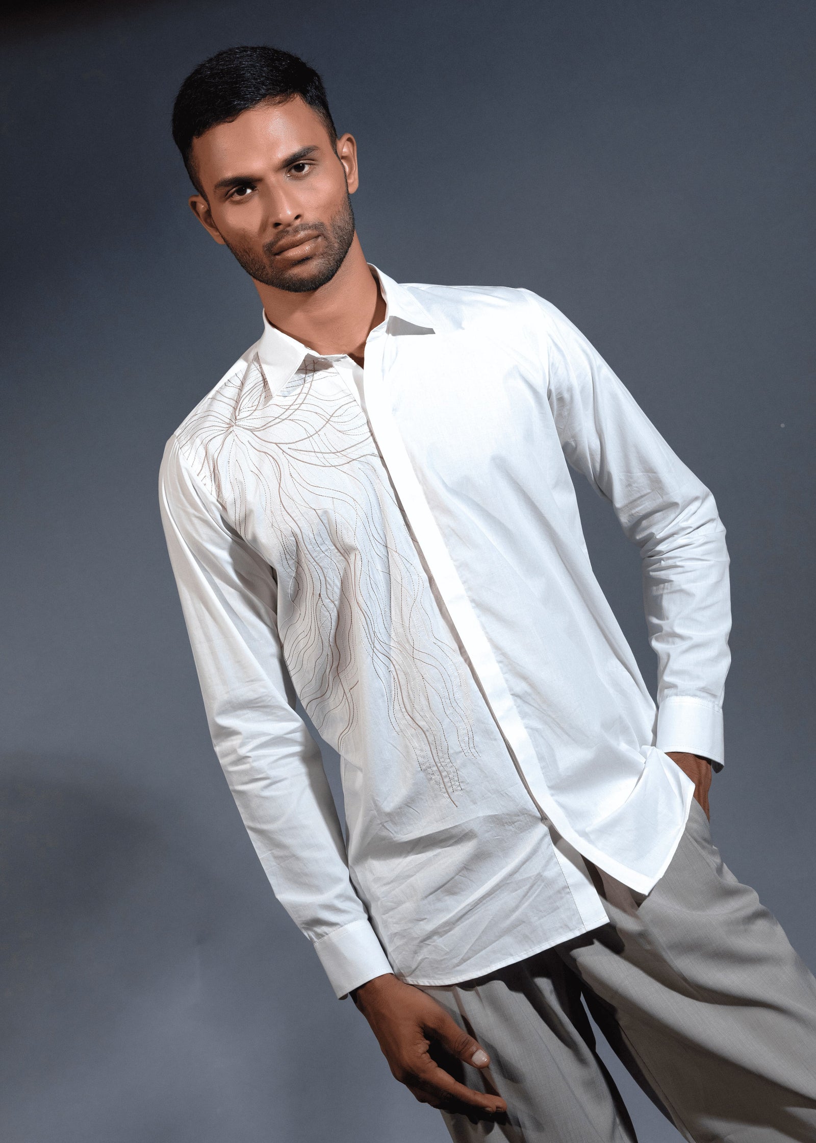 Monaco Gala White Shirt