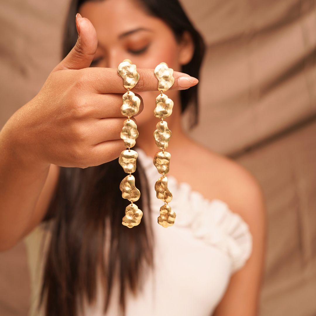 Ruffle Earrings