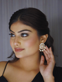 White Moissanite Earrings