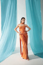 The Apricot Outfit With A Beautiful Corset