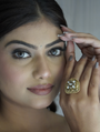 Fusione Kundan Fingerring