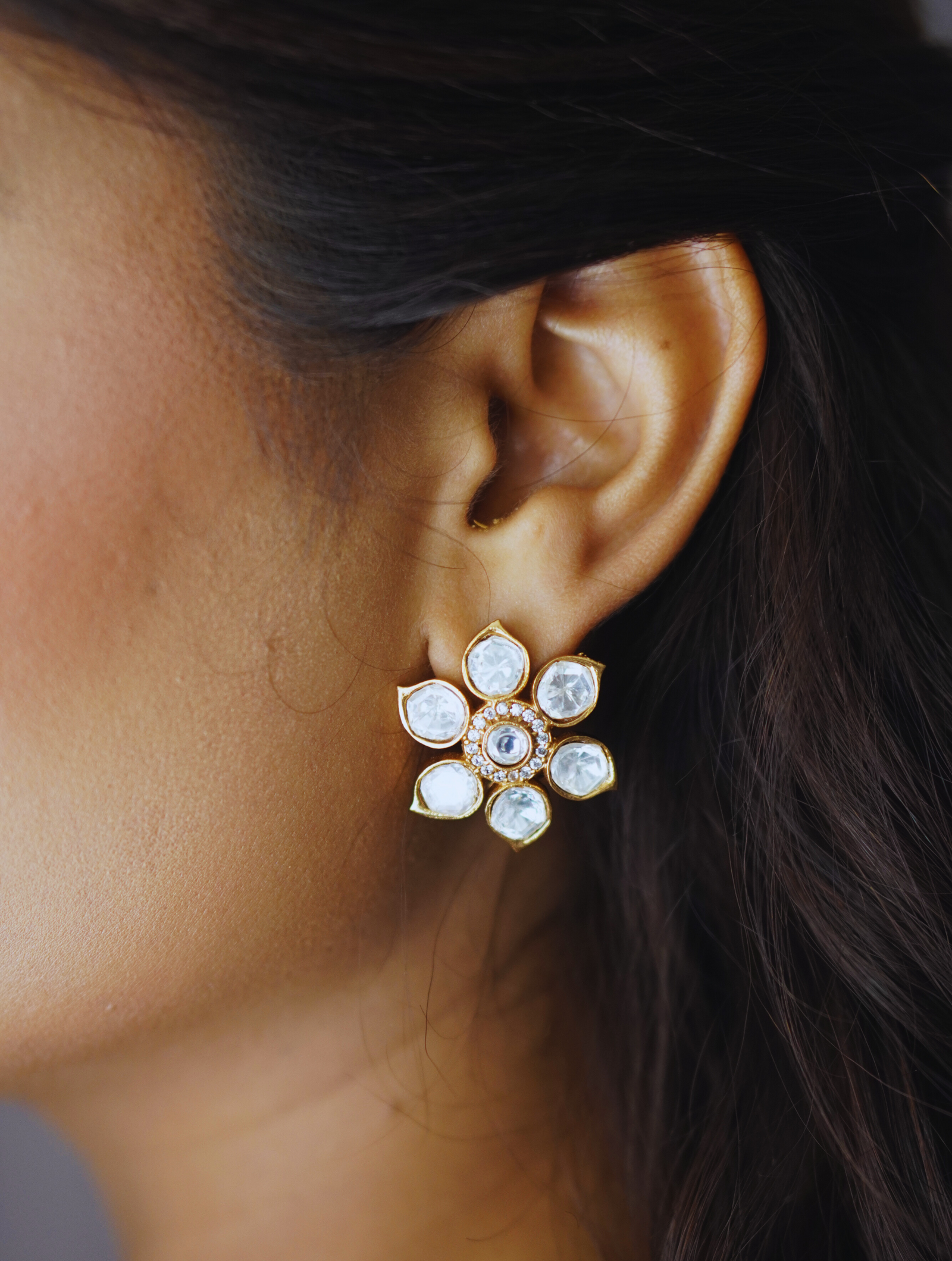 Moissanit Earrings Studs