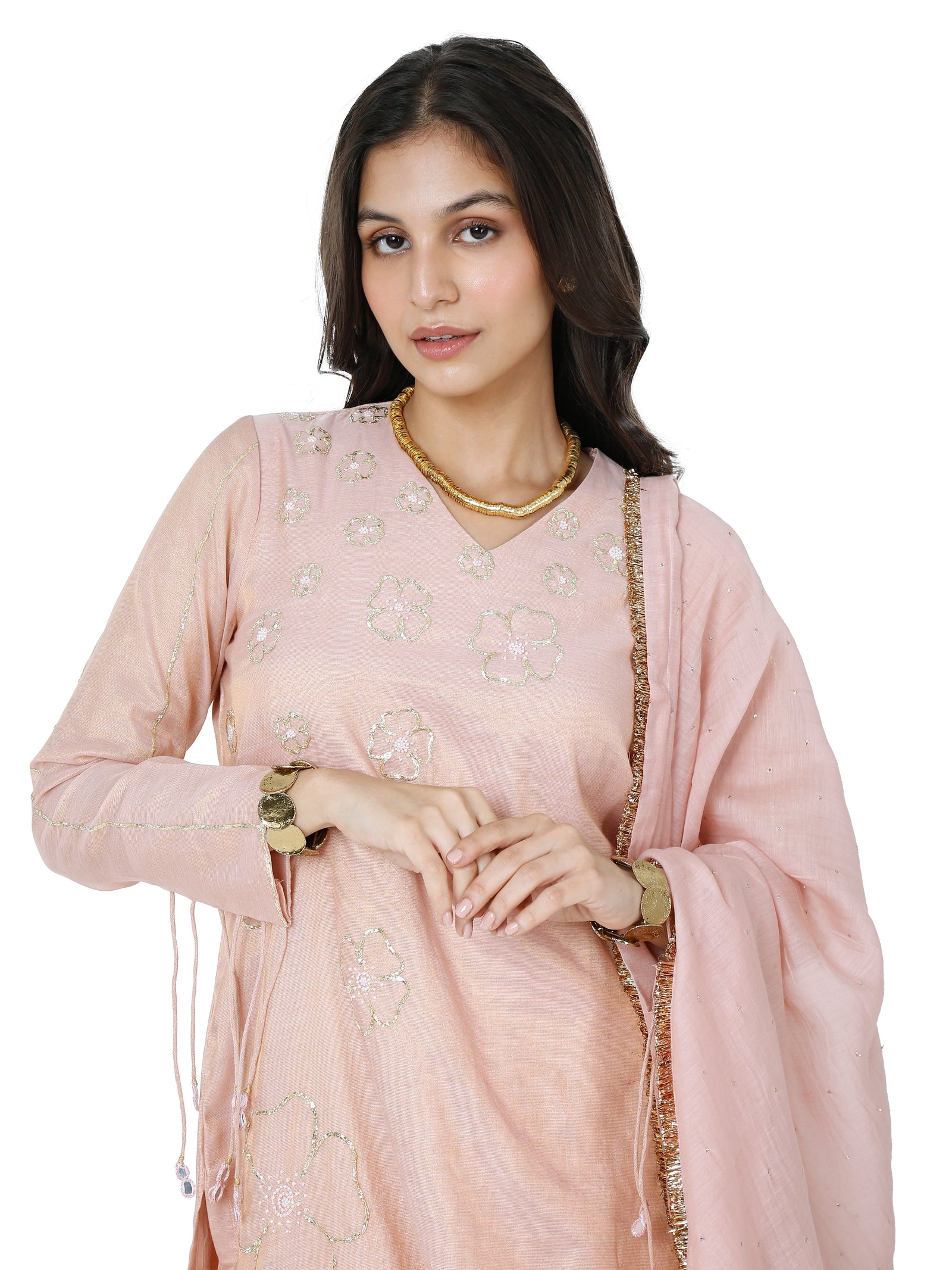 Tissue Pita Kurta Set