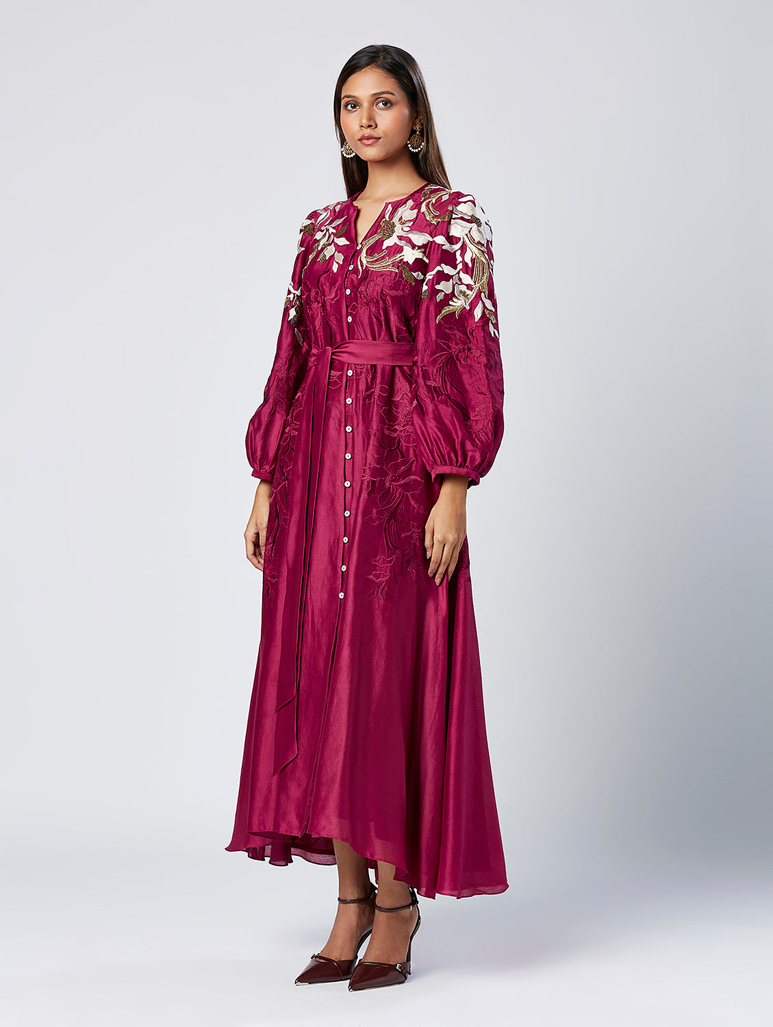 Natalie - The Ballroom Long Dress with Belt