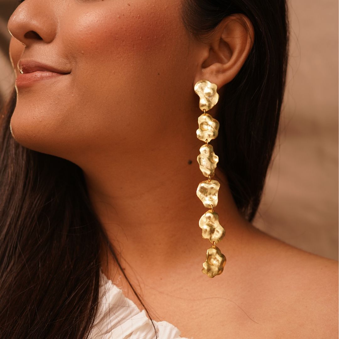 Ruffle Earrings