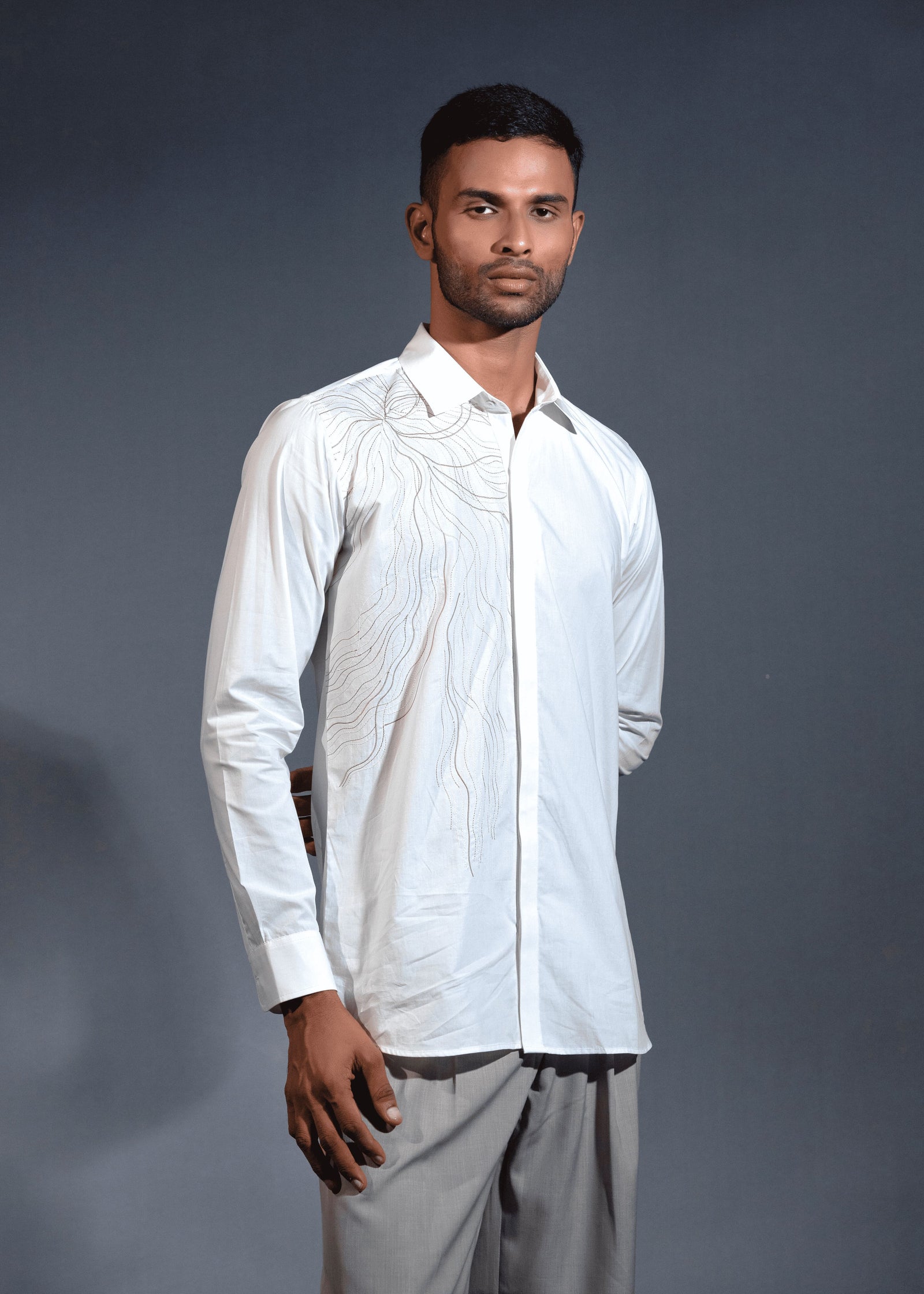 Monaco Gala White Shirt