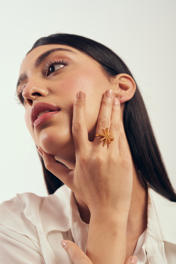 22kt Gold plated handcrafted ring