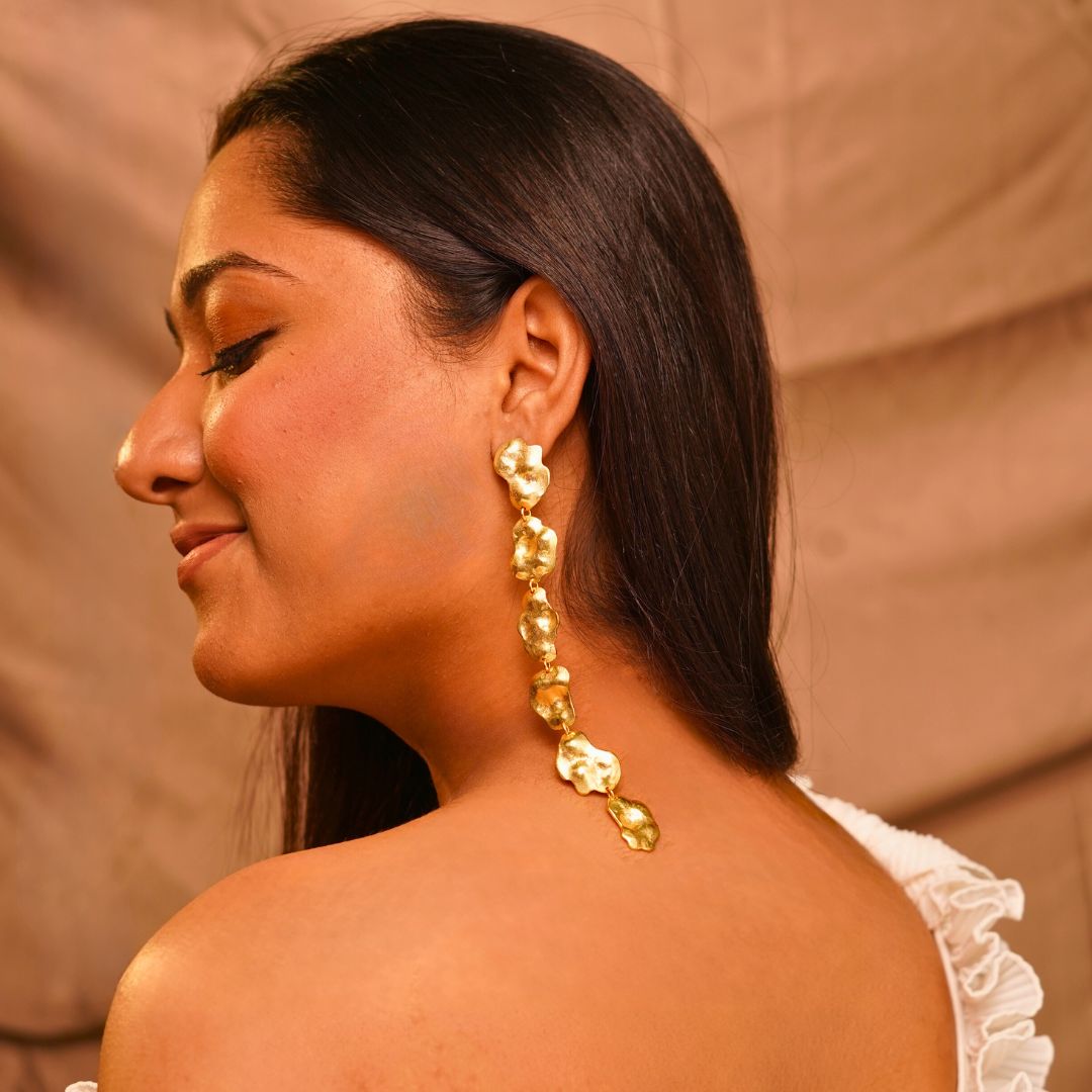 Ruffle Earrings