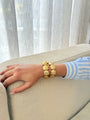 Mirage Shell Stack - 18k gold plated, Anti Tarnish (Set of 2)