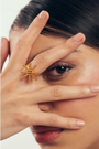 22kt Gold plated handcrafted ring