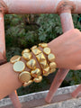 Mirage Sa Stack - 18k gold plated,  Anti Tarnish (Set of 4)