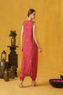 Close Neck Below Knee Sleeveless Kurta