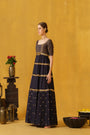 Square Neck Full Length Tiered Dress