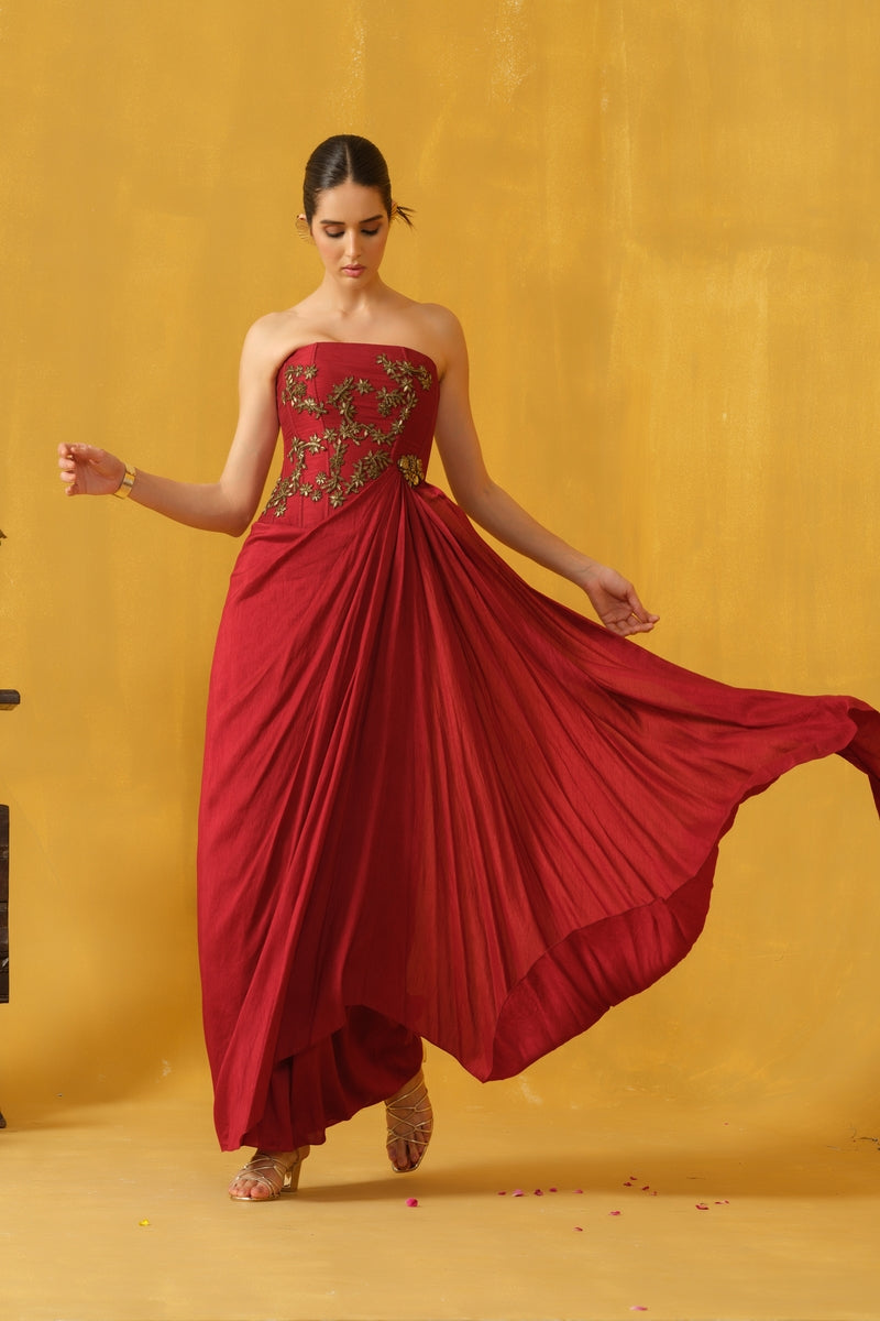 Embellished Corset Dress