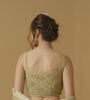 Featuring A Front Cross Strap, Ruched Tube Top