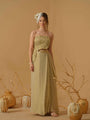 Ruched Top With Draped Skirt