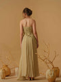 Ruched Top With Draped Skirt