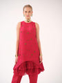 A fluid chinon kurta scattered