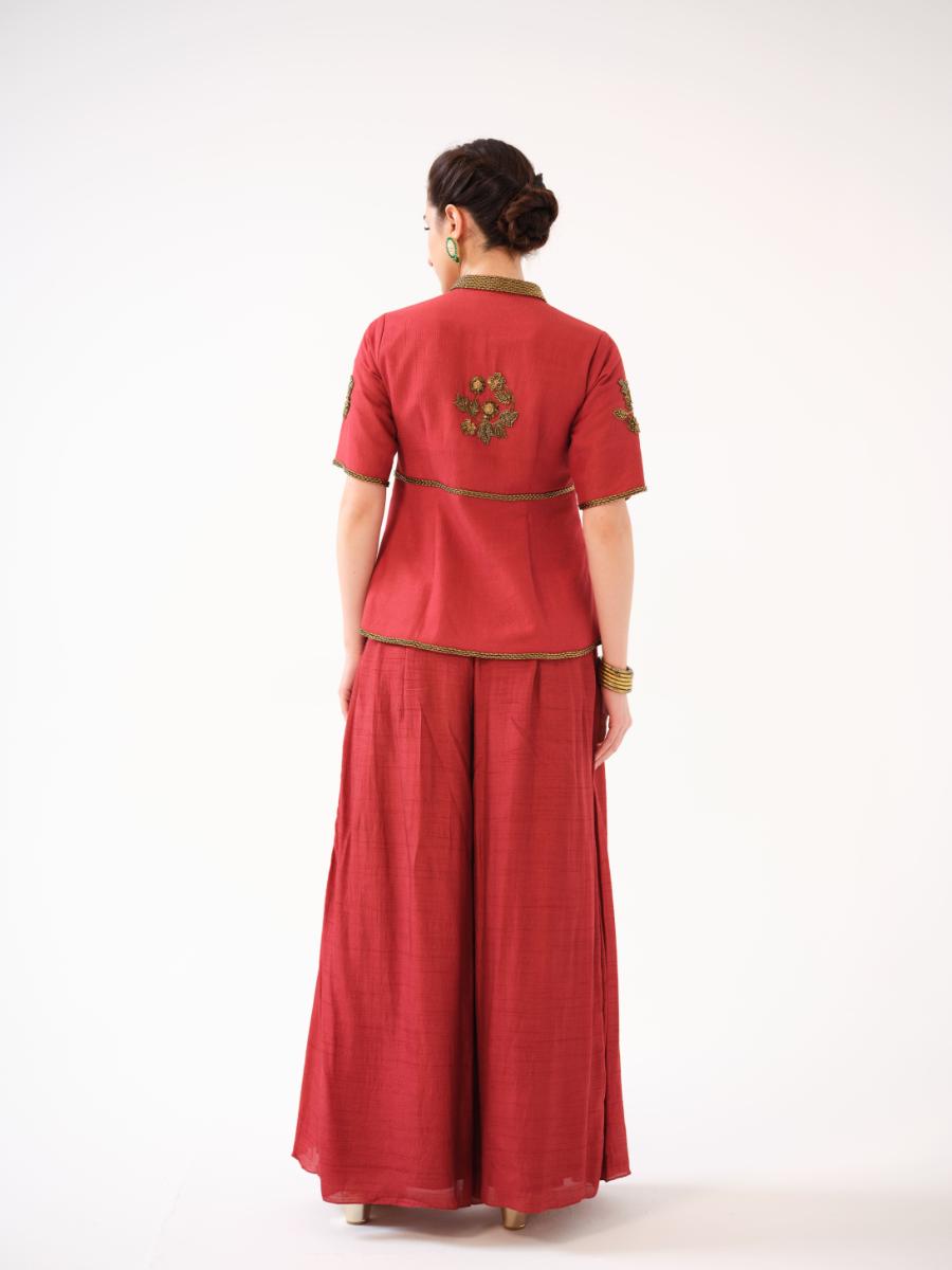 A handloom mini-check jacket