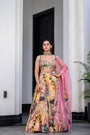 Flora H Lehenga Paidawn H Blouse And Apl Dupatta
