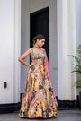 Flora H Lehenga Paidawn H Blouse And Apl Dupatta