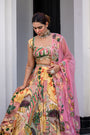 Flora H Lehenga Paidawn H Blouse And Apl Dupatta