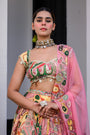 Flora H Lehenga Paidawn H Blouse And Apl Dupatta