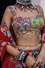 Iris H Lehenga Paidawn With H Blouse And H Apl Dupatta