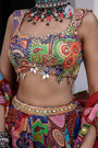 Iris H Lehenga Paidawn With H Blouse And H Apl Dupatta