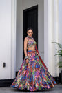 Iris H Lehenga Paidawn With H Blouse And H Apl Dupatta