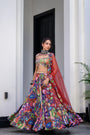 Iris H Lehenga Paidawn With H Blouse And H Apl Dupatta