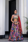 Iris H Lehenga Paidawn With H Blouse And H Apl Dupatta