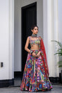 Iris H Lehenga Paidawn With H Blouse And H Apl Dupatta