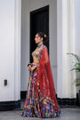 Iris H Lehenga Paidawn With H Blouse And H Apl Dupatta