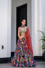 Iris H Lehenga Paidawn With H Blouse And H Apl Dupatta