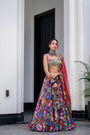 Iris H Lehenga Paidawn With H Blouse And H Apl Dupatta